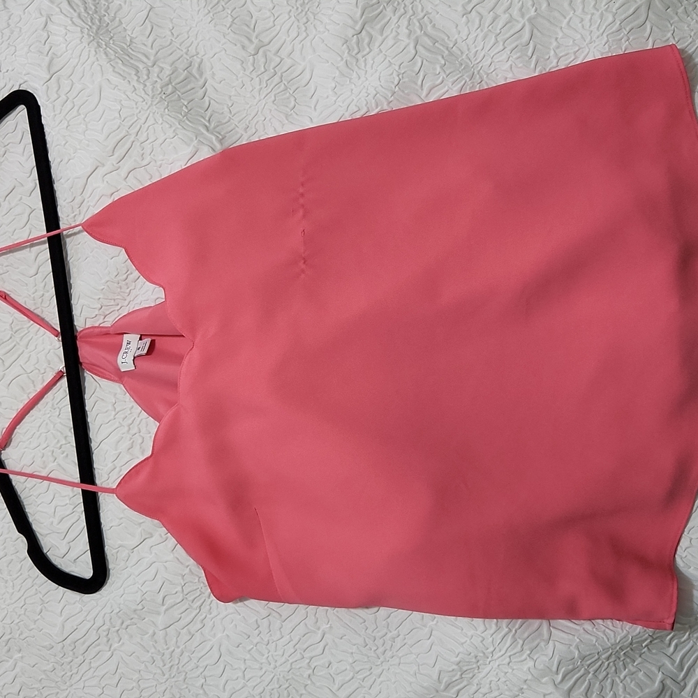 Scallop trim cami